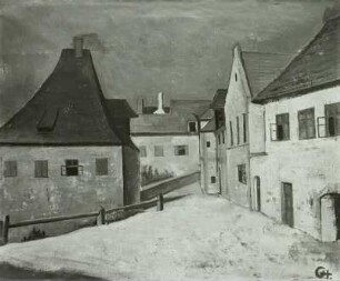 Straße in Chemnitz (Karl-Marx-Stadt)