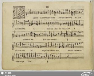 IX. Exaudi Domine vocem meam