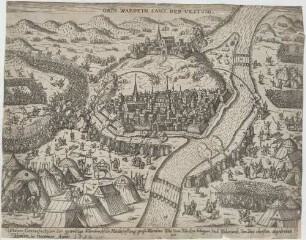 Warere Contrafacktur der gewaltige Sibenberchsche Huebtfestung grosz Waerden Wie/ die/ Vom Turcken belagert, Und Wiederumb, Von Uns christen abgedreben/ Worden in December Anno 1598