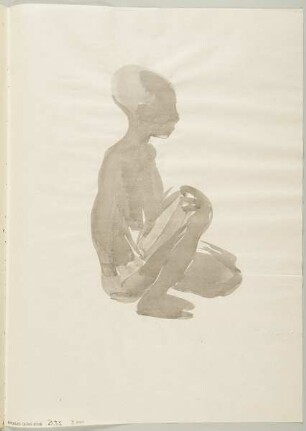 Hockender Afrikaner