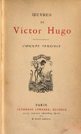 Oeuvres de Victor Hugo, 10