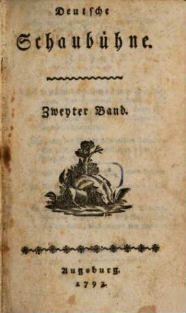 Deutsche Schaubühne. 50 = Jg. 5,Bd. 2. 1792
