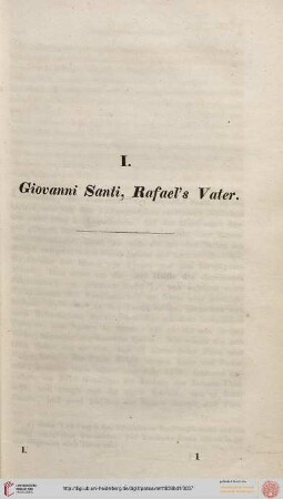I. Giovanni Santi, Rafael's Vater