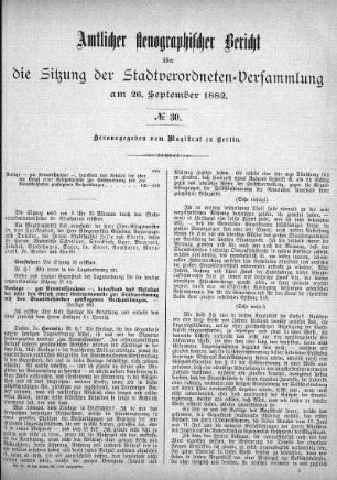No 30, 26. September 1882