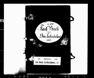 Gerichtshandelsbuch von Oberleutersdorf