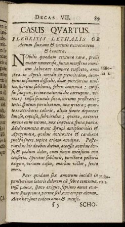 Casus Quartus. - Casus Septimus.