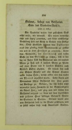 Gelimer, besiegt von Belisarius