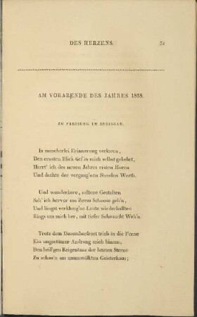 Am Vorabende des Jahres 1818.
