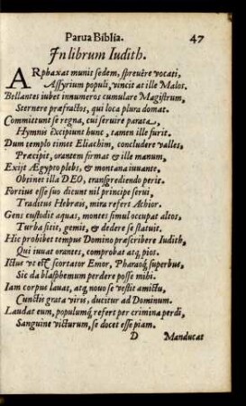 In librum Iudith.