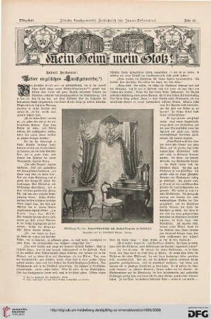 Hubert Herkomer: Ueber englisches Kunstgewerbe