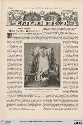 Hubert Herkomer: Ueber englisches Kunstgewerbe