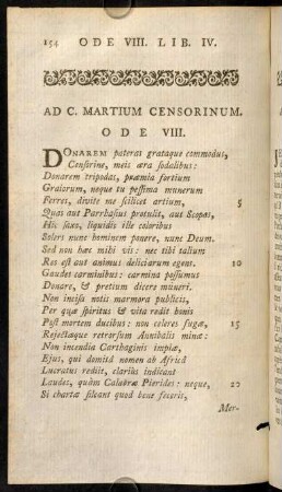 154-157, Ode VIII.