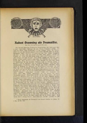 Robert Browning als Dramatiker
