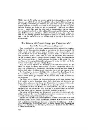 Die Laterne als Symbolträger zur Sonnenwende