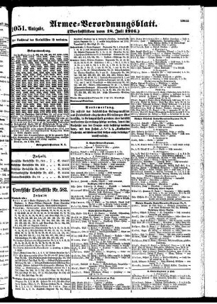 1051.Ausgabe. Dienstag, 18. Juli 1916