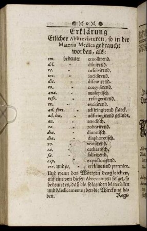 Erklärung Etlicher Abbreviaturen, ...