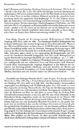 Festschrift zum 25jährigen Bestehen der Ev.-Luth. Rogate-Kirchengemeinde Meiendorf, 1966 - 1991, hrsg. vom Festschriftausschuß im Auftrag des Kirchenvorstandes : Hamburg, 1991