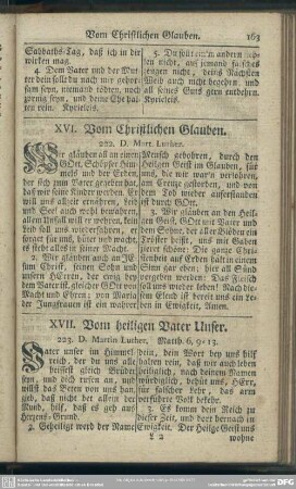 XVII. Vom heiligen Vater Unser
