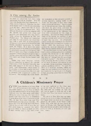 A children's missionary prayer
