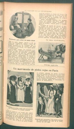 Un matrimonio de pieles rojas en París