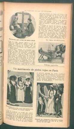 Un matrimonio de pieles rojas en París