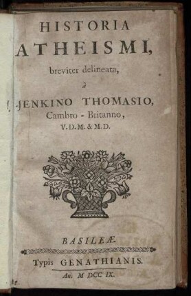 Historia Atheismi, breviter delineata