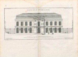 Élévation Du Côté De La Cour.