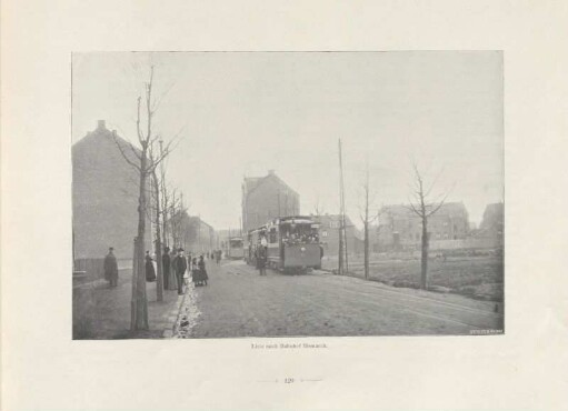 Linie nach Bahnhof Bismarck