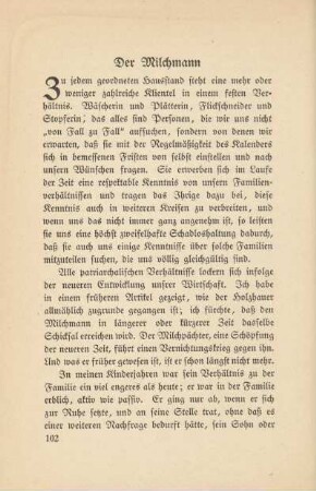 Der Milchmann