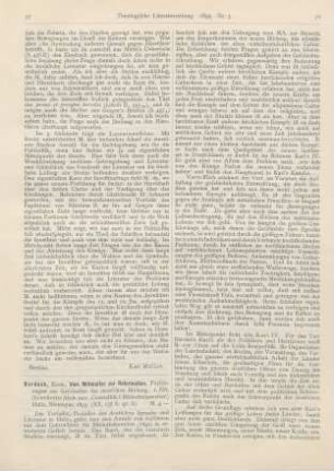 77-80 [Rezension] Burdach, Konr., Vom Mittelalter zur Reformation. Forschungen zur Geschichte der deutschen Bildung. 1. Hft