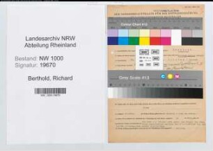 Entnazifizierung Richard Berthold, geb. 28.09.1892 (Kriminalbeamter)