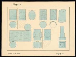 Studienarbeiten: Geometrische Figuren