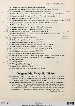 Ölgemälde, Graphik, Bücher (Nr. 946-964)