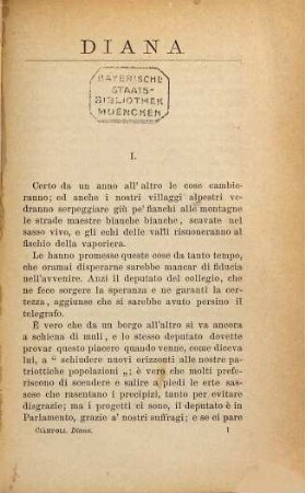 Diana : Romanzo