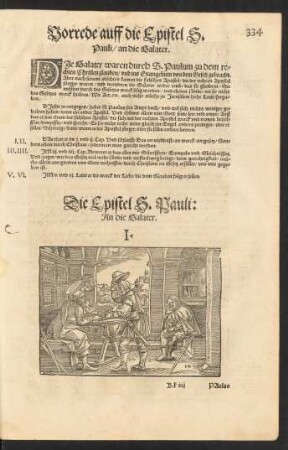Vorrede auff die Epistel S. Pauli/ an die Galater.
