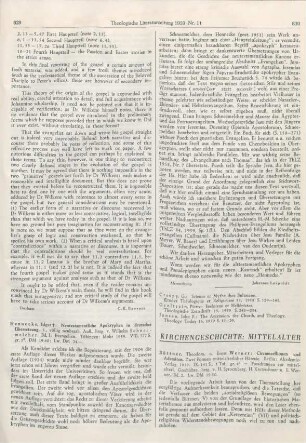 830-832 [Rezension] Circumcellionen und Adamiten