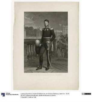 Friedrich Wilhelm III. vor Schloss Bellevue