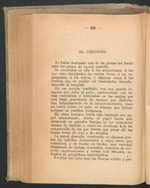 El depósito