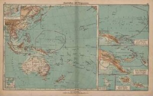 Australien und Polynesien, Gouvernement-Kiautschou, Deutsches Schutzgebiet im Großen Ozean, Kaiser Wilhelmland und Bismarckarchipel, Jaluit-Inseln, Die deutschen Samoa-Inseln
