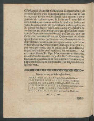 Nomina eorum, qui de his responderunt.