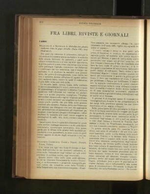 Fra Libri, Riviste E Giornali.