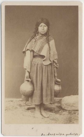 Indianerin. Hochland von Bolivien