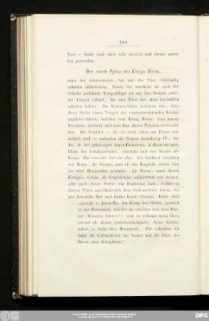 Der vierte Pylon des Königs Horus,
