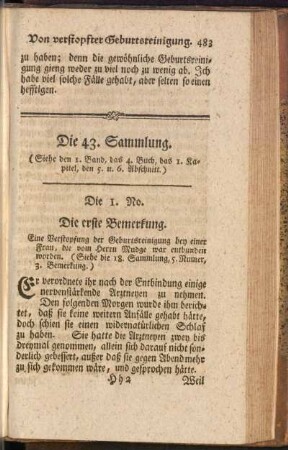 Die 43. Sammlung