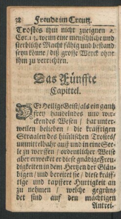 Das Fünffte Capittel.