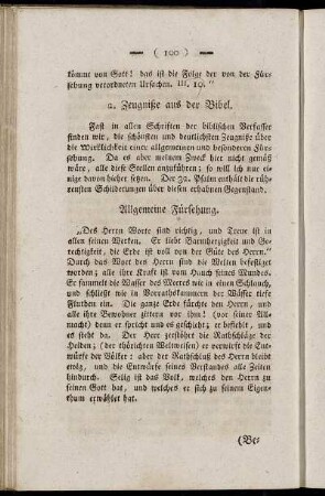 Allgemeine Fürsehung