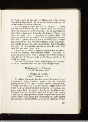 Stellungskampf vor Dünaburg