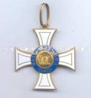Königlicher Kronen-Orden, Kreuz 1. Klasse (2. Form)