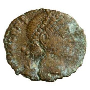 Münze, Aes 4, 364 - 378 n. Chr.