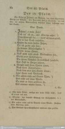 Der 28. Psalm